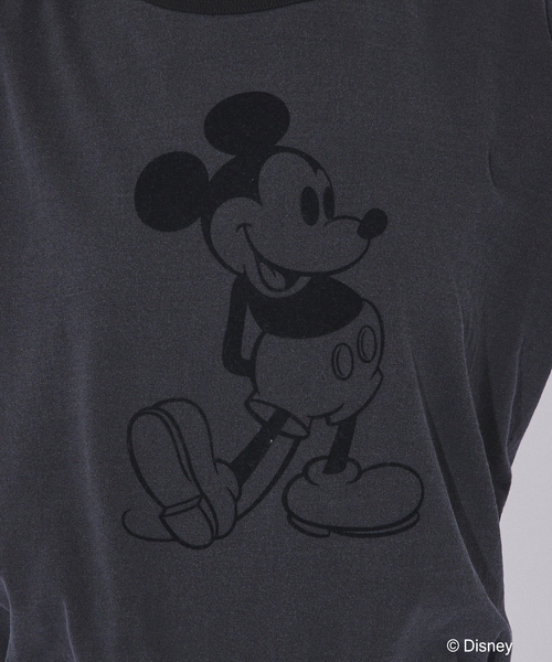 GOOD ROCK SPEED(グッドロックスピード)の「【GOOD ROCK SPEED/グッドロックスピード】Disney / Mickey/ フロッキー/リンガーTシャツ(Tシャツ/カットソー・メンズ・インディゴブルー/スミクロ・XL/L/M)」の14枚目の写真
