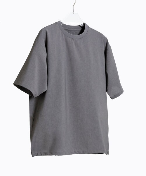 B:MING by BEAMS(ビーミングバイビームス)の「通気性 速乾 COOLMAX(R) クルーネック Tシャツ(Tシャツ/カットソー・メンズ・グレー/ブラック・S/M/L/XL)」の2枚目の写真