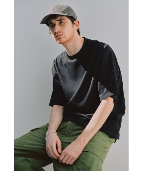 B:MING by BEAMS(ビーミングバイビームス)の「通気性 速乾 COOLMAX(R) クルーネック Tシャツ(Tシャツ/カットソー・メンズ・グレー/ブラック・S/M/L/XL)」の11枚目の写真