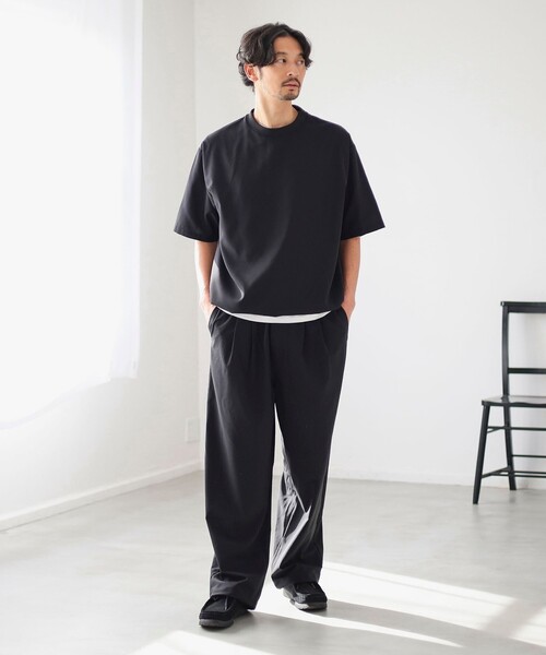 B:MING by BEAMS(ビーミングバイビームス)の「通気性 速乾 COOLMAX(R) クルーネック Tシャツ(Tシャツ/カットソー・メンズ・グレー/ブラック・S/M/L/XL)」の15枚目の写真