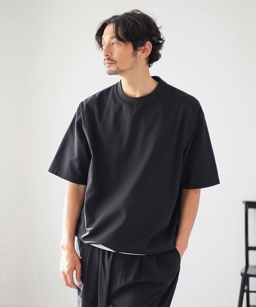 B:MING by BEAMS(ビーミングバイビームス)の「通気性 速乾 COOLMAX(R) クルーネック Tシャツ(Tシャツ/カットソー・メンズ・グレー/ブラック・S/M/L/XL)」の17枚目の写真
