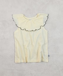 MARKEY'S | ニットサッカーフリルカラーノースリーブカットソー(Tシャツ/カットソー)