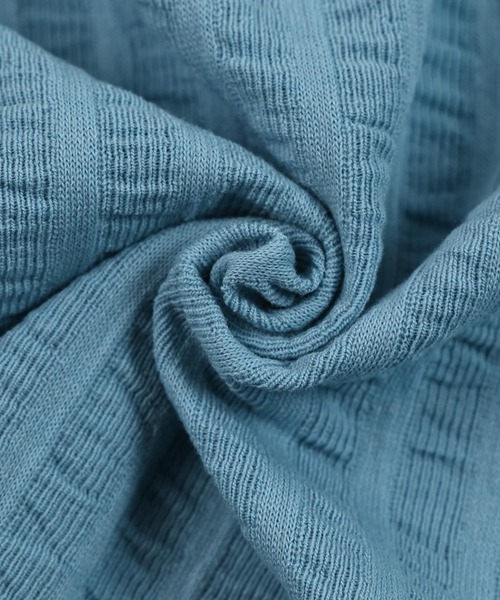 MARKEY'S（マーキーズ）の「ニットサッカーフリルカラーノースリーブカットソー（Tシャツ/カットソー・キッズ・ライトブルー/オフホワイト/ピンク/イエロー・130/140/90/100/110/120/80）」の10枚目の写真