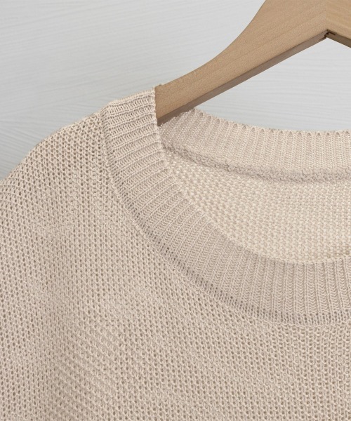 Miniministore(ミニミニストア)の「ニットベスト レディースチョッキ 重ね着(ベスト・レディース・チャコールグレー/アイボリー/ブラック/ライトベージュ/ベージュ/ダークブラウン・FREE)」の12枚目の写真