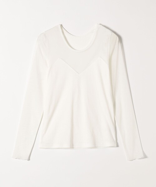 quaranciel(カランシエル)の「quaranciel:〈手洗い可能〉ベアデザイン チュール カットソー(Tシャツ/カットソー・レディース・ライトグレー/ブラック/オフホワイト・ONE SIZE)」の15枚目の写真