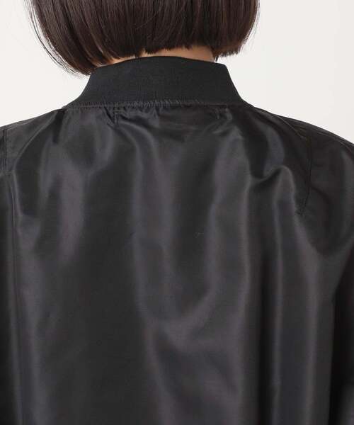 JOURNAL STANDARD（ジャーナルスタンダード）の「《追加》【洗える】ダブルジップMA-1（MA-1・レディース・ブラック/ブラウン/グレー・FREE）」の19枚目の写真