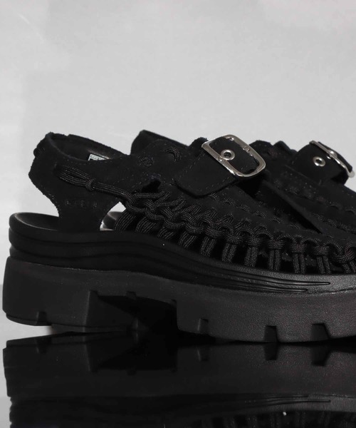 キーン　keen メリージェーン KEEN UNEEK PLT MARY JANE SILVER/BLACK（キーン ユニーク