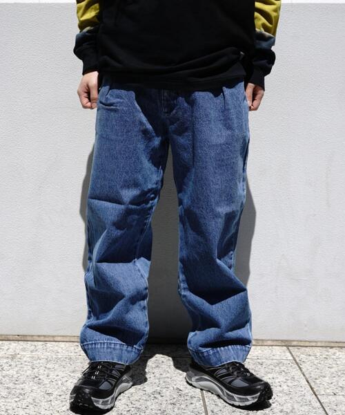 BEAVER(ビーバー)の「B omnivore/ビーオムニボー DENIM BALLOON TUCK(デニムパンツ・メンズ・その他4/ブルー・S/M/L)」の3枚目の写真
