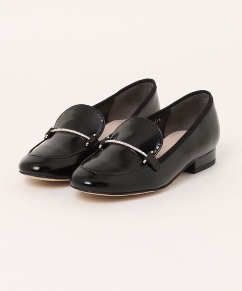 JILL STUART(ジルスチュアート)の「ラインストーンビットローファー(ローファー・レディース・シルバー系その他6/ブラック・22.5cm/23.5cm/24.5cm/23.0cm/24.0cm)」の2枚目の写真