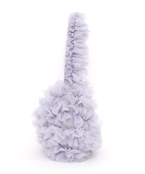 SMIR NASLI（サミールナスリ）の「ふわふわチュールワンショルダーバッグ（ショルダーバッグ・レディース・ブラック/キャメル/グレー・FREE）」の18枚目の写真