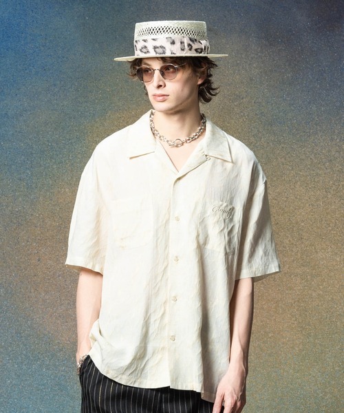 Crack Open Collar Shirt / クラックオープンカラーシャツ（シャツ