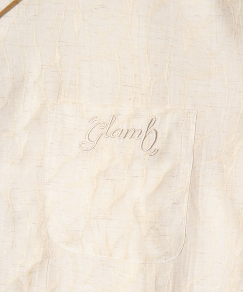 glamb(グラム)の「Crack Open Collar Shirt / クラックオープンカラーシャツ(シャツ/ブラウス・メンズ・ブルー/ブラック/ホワイト・S/M/L)」の14枚目の写真