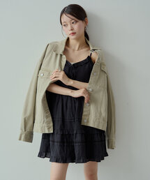 Chico | コットンレースフリルキャミワンピース(ワンピース)