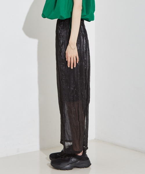 NOMINE（ノミネ）の「【セットアップ着用可】シャイン リンクル タイトスカート（スカート・レディース・ブラック/ブルー/アイボリー・M/S）」の20枚目の写真