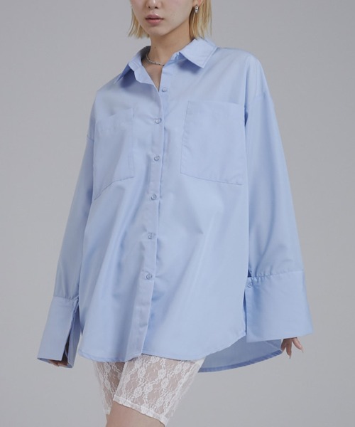 ENVYM（アンビー）の「ビックカフスオーバーサイズシャツ（シャツ