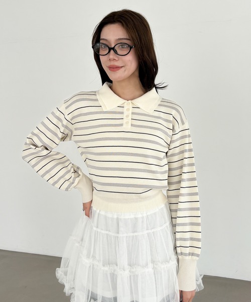 セール】アソートポロニット 323487（ニット/セーター