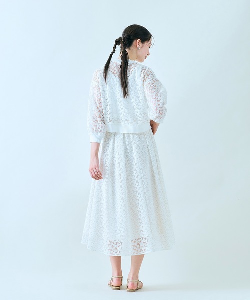 セール】【セットアップ】プチフラワー刺繍スカート（スカート