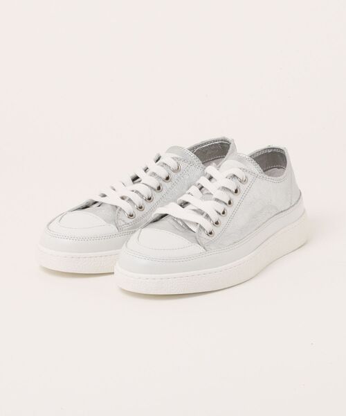 inter-chaussures（インターショシュール）の「【patgoa】ローカットレースアップスニーカー(E55002)（スニーカー・レディース・シルバー/ゴールド・35/36/37/38/39）」の5枚目の写真