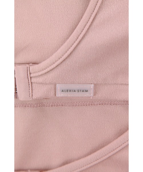 ALEXIA STAM（アリシアスタン）の「Wellness Back Adjuster Long Sleeve Top/ダブルホック長袖トップス（Tシャツ/カットソー・レディース・ブラック/サンドベージュ/ピンク・M/S）」の19枚目の写真