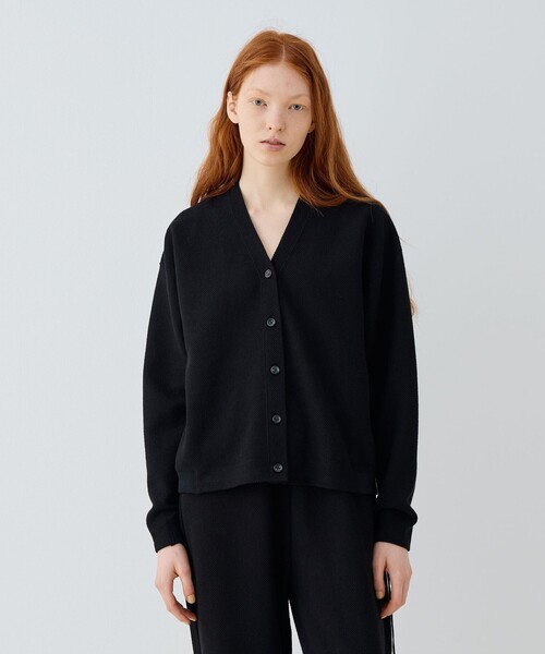 v::room（ヴィルーム）の「V::ROOM MESH カーディガン（カーディガン/ボレロ・レディース・ホワイト/ブラック・FREE）」の4枚目の写真