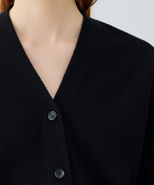 v::room（ヴィルーム）の「V::ROOM MESH カーディガン（カーディガン/ボレロ・レディース・ホワイト/ブラック・FREE）」の7枚目の写真