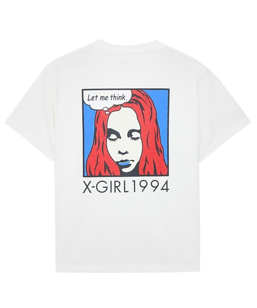 X-girl(エックスガール)の「POP FACE S/S TEE(Tシャツ/カットソー・レディース・ブラック/ホワイト・S/M/L)」の9枚目の写真