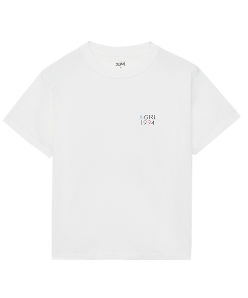 X-girl(エックスガール)の「POP FACE S/S TEE(Tシャツ/カットソー・レディース・ブラック/ホワイト・S/M/L)」の10枚目の写真