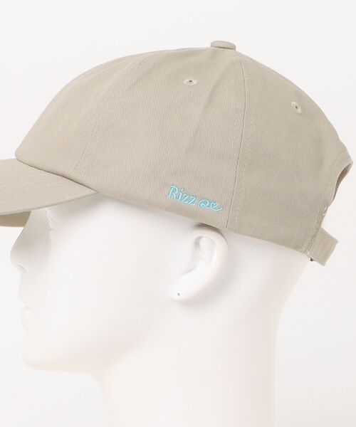 Q（キュー）の「Rizz Q刺繍キャップ（キャップ・レディース・ブラック/ライトブルー/ベージュ・MEDIUM）」の6枚目の写真