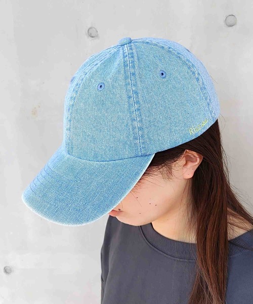 Q（キュー）の「Rizz Q刺繍キャップ（キャップ・レディース・ブラック/ライトブルー/ベージュ・MEDIUM）」の14枚目の写真