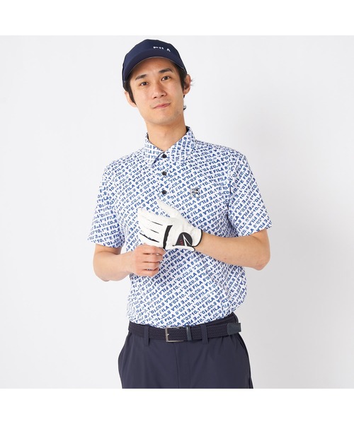 FILA GOLF футболка‑поло быстросохнущая UV, поло с короткими рукавами, ветрозащитная