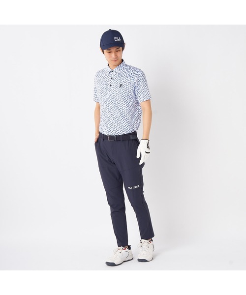 FILA GOLF(フィラゴルフ )の「FILA GOLF/フィラ ゴルフ ゴルフウェア 吸汗速乾 UVカット 半袖 シャツ ポロシャツ(ポロシャツ・メンズ・ブルー/ホワイト/ネイビー・M/L/LL)」の22枚目の写真