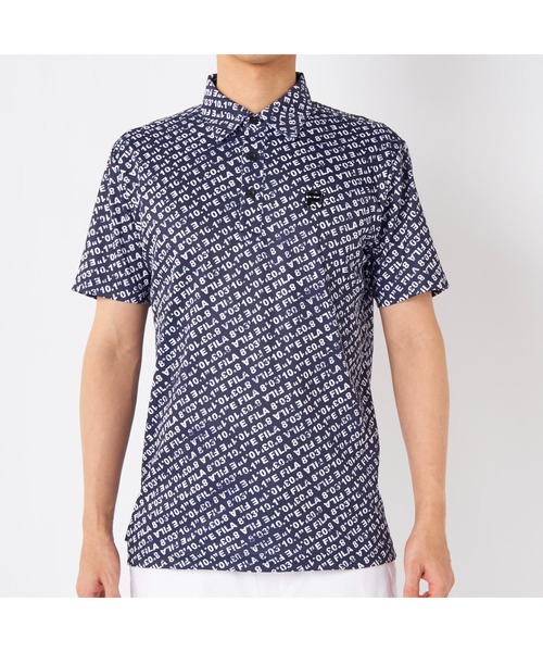 FILA GOLF(フィラゴルフ )の「FILA GOLF/フィラ ゴルフ ゴルフウェア 吸汗速乾 UVカット 半袖 シャツ ポロシャツ(ポロシャツ・メンズ・ブルー/ホワイト/ネイビー・M/L/LL)」の15枚目の写真