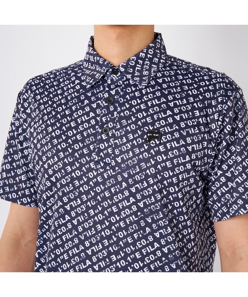 FILA GOLF(フィラゴルフ )の「FILA GOLF/フィラ ゴルフ ゴルフウェア 吸汗速乾 UVカット 半袖 シャツ ポロシャツ(ポロシャツ・メンズ・ブルー/ホワイト/ネイビー・M/L/LL)」の18枚目の写真