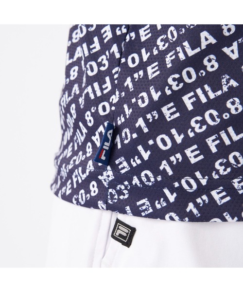 FILA GOLF(フィラゴルフ )の「FILA GOLF/フィラ ゴルフ ゴルフウェア 吸汗速乾 UVカット 半袖 シャツ ポロシャツ(ポロシャツ・メンズ・ブルー/ホワイト/ネイビー・M/L/LL)」の19枚目の写真