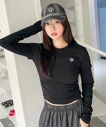 A'GEM/9 × .kom 『『muah muah/ムーアムーア』LAYERED LONG SLEEVE T-SHIRT/レイヤードロングスリーブTEE