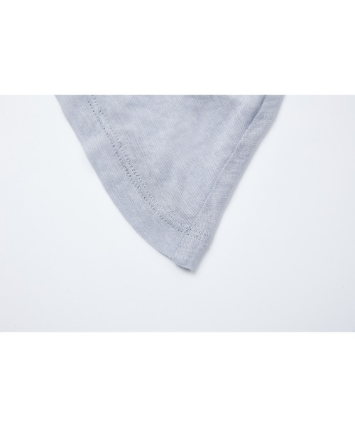tageechita(タジチタ)の「【tageechita】アシンメトリーデザイン シアー ロングスリーブ トップス(Tシャツ/カットソー・レディース・グレイッシュベージュ/ライトブルーグレー・S/M/L)」の10枚目の写真