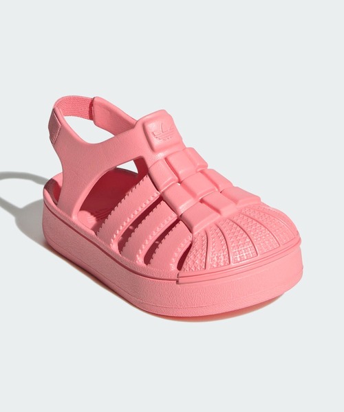 adidas（アディダス）の「SST サンダル キッズ / SST Sandals Kids / アディダスオリジナルス adidas Originals（サンダル・キッズ・ブラック/ピンク・13.0cm/14.0cm/15.0cm/16.0cm）」の12枚目の写真