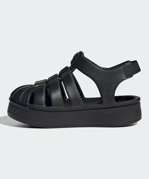 adidas（アディダス）の「SST サンダル キッズ / SST Sandals Kids / アディダスオリジナルス adidas Originals（サンダル・キッズ・ブラック/ピンク・13.0cm/14.0cm/15.0cm/16.0cm）」の7枚目の写真