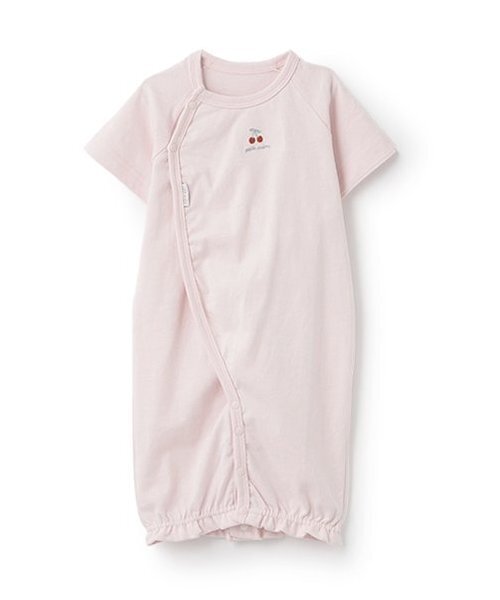 petit main（プティマイン）の「【GOODPRICE】半袖2WAYオール（ロンパース・キッズ・ライトグレー/ブラック/オフホワイト/サックスブルー/アイボリー/ライトピンク・50-70cm）」の6枚目の写真