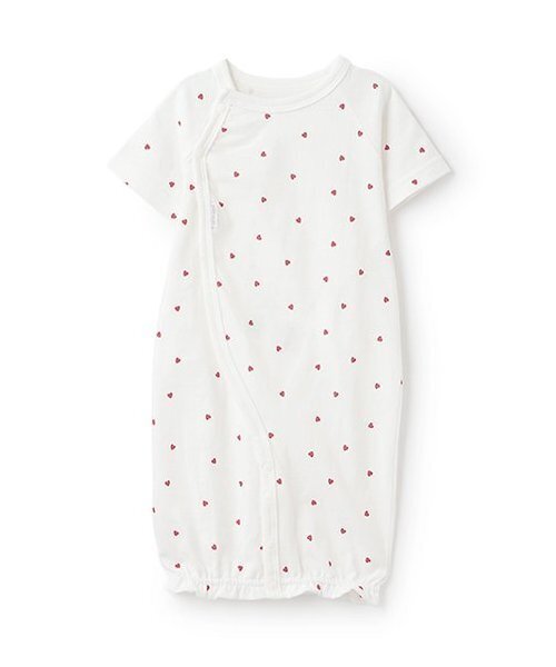 petit main（プティマイン）の「【GOODPRICE】半袖2WAYオール（ロンパース・キッズ・ライトグレー/ブラック/オフホワイト/サックスブルー/アイボリー/ライトピンク・50-70cm）」の3枚目の写真