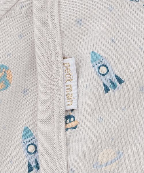 petit main（プティマイン）の「【GOODPRICE】半袖2WAYオール（ロンパース・キッズ・ライトグレー/ブラック/オフホワイト/サックスブルー/アイボリー/ライトピンク・50-70cm）」の16枚目の写真