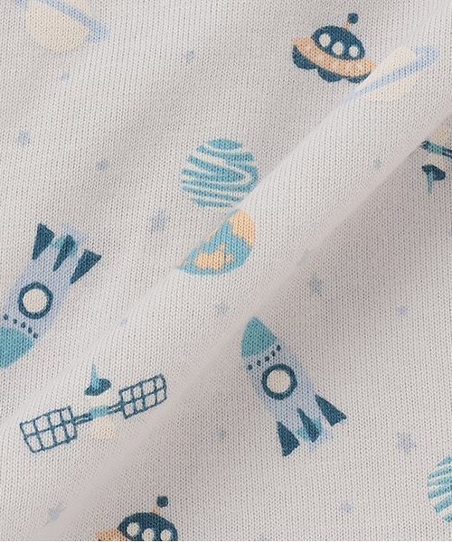 petit main（プティマイン）の「【GOODPRICE】半袖2WAYオール（ロンパース・キッズ・ライトグレー/ブラック/オフホワイト/サックスブルー/アイボリー/ライトピンク・50-70cm）」の19枚目の写真