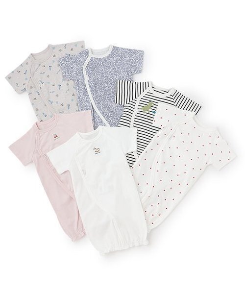 petit main（プティマイン）の「【GOODPRICE】半袖2WAYオール（ロンパース・キッズ・ライトグレー/ブラック/オフホワイト/サックスブルー/アイボリー/ライトピンク・50-70cm）」の20枚目の写真