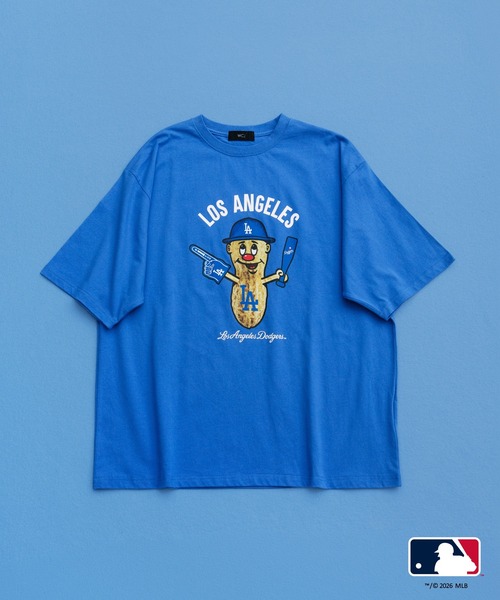 WCJ(ダブルシージェイ)の「MLB TEE(Tシャツ/カットソー・レディース・チャコール/ホワイト/ホワイト系その他/ブルー・FREE)」の4枚目の写真