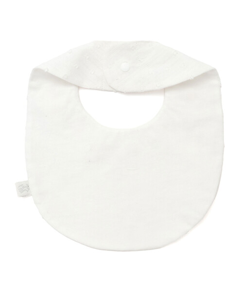 SLAP SLIP BABY（スラップスリップベビー）の「レモン花ちょうちょう刺しゅうスカラップフリル襟付きスタイベビー（スタイ/よだれかけ・キッズ・ピンク/ホワイト・FREE）」の11枚目の写真