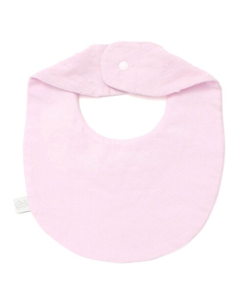 SLAP SLIP BABY（スラップスリップベビー）の「レモン花ちょうちょう刺しゅうスカラップフリル襟付きスタイベビー（スタイ/よだれかけ・キッズ・ピンク/ホワイト・FREE）」の8枚目の写真