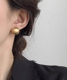 艶消しボールデザインピアス