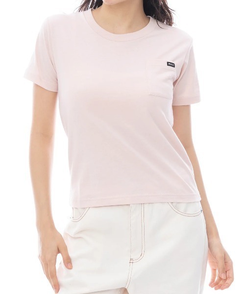 RVCA（ルーカ）の「RVCA レディース FLOWER RVCA BABY TEE Tシャツ 【2025年春夏モデル】/ルーカバックプリント半袖Tシャツ（Tシャツ/カットソー・レディース・ブラック/ホワイト/ピンク系その他・LARGE/MEDIUM/SMALL）」の11枚目の写真
