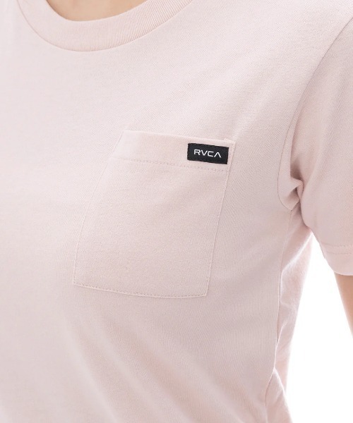 RVCA（ルーカ）の「RVCA レディース FLOWER RVCA BABY TEE Tシャツ 【2025年春夏モデル】/ルーカバックプリント半袖Tシャツ（Tシャツ/カットソー・レディース・ブラック/ホワイト/ピンク系その他・LARGE/MEDIUM/SMALL）」の12枚目の写真