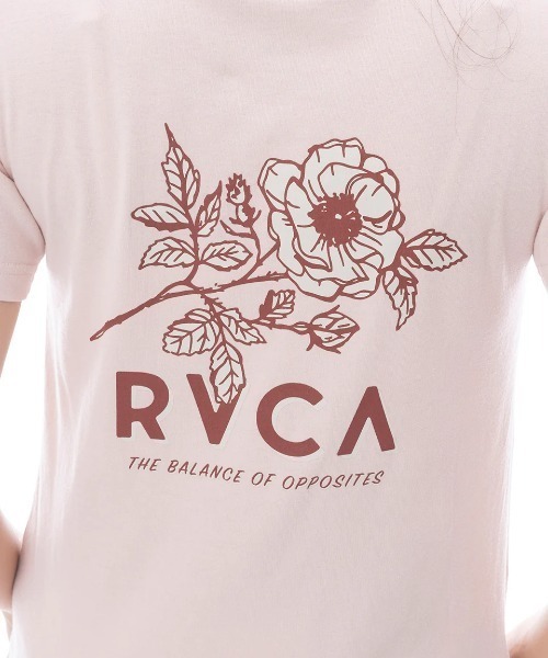 RVCA（ルーカ）の「RVCA レディース FLOWER RVCA BABY TEE Tシャツ 【2025年春夏モデル】/ルーカバックプリント半袖Tシャツ（Tシャツ/カットソー・レディース・ブラック/ホワイト/ピンク系その他・LARGE/MEDIUM/SMALL）」の13枚目の写真